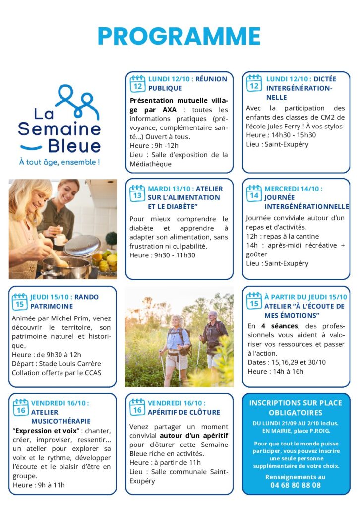 La Semaine Bleue